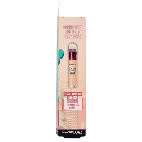 Maybelline New York Make-Up in the City Correttore Cancella Età Light 01 6,8 ml